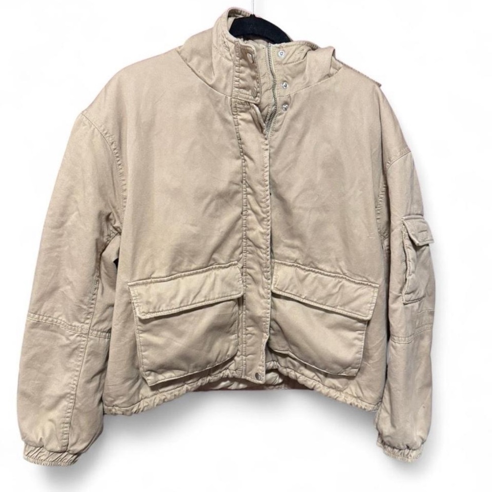 H&M Divided Tan Quilted Jacket